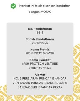 Bota House | Homestay By MSH Seri Iskandar