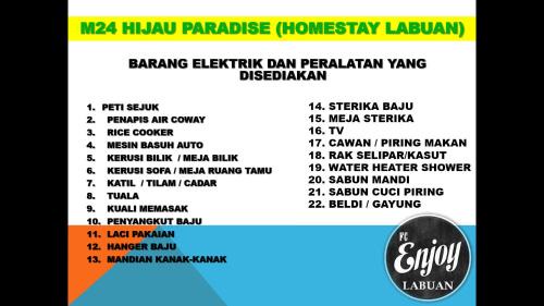 Labuan Apartment | HOMESTAY HIJAU BLOK M24 VVIP GROUND FLOOR TAMAN MUTIARA WP Labuan