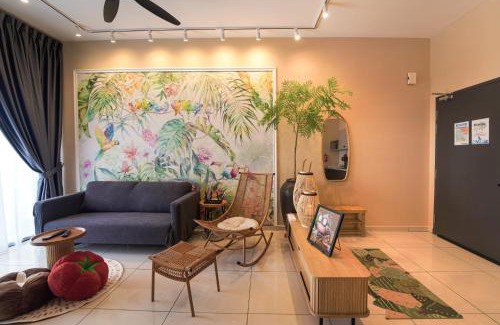 Hulu Kinta Apartment | Horizon Ipoh 8Pax 3R2B - Tropical Bird's Retreat