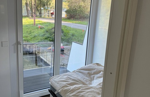 Dobin am See Boat Rental | House Boat 'Seahome' with Lake View, Private Terrace and Wi-Fi