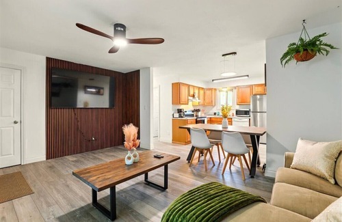 University Area House | Hugs In The Dusk - 2 Beds 1 Bath unit—one side of a duplex in Midtown Anchorage.