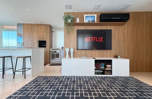 Centro Apartment | IL01- Vista Mar | Pé na Areia | Churrasqueira