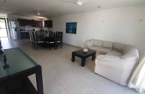 Chuburna Puerto House | In front of the beach with power and wifi included!