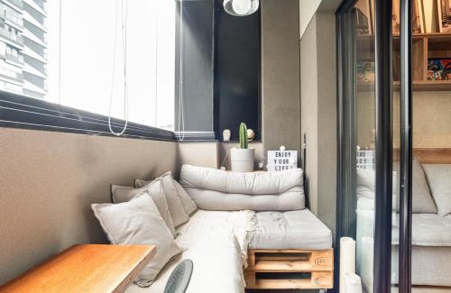 Pinheiros Apartment | INDUSTRIAL COZY MODERN LOFT 20m from Oscar Freire