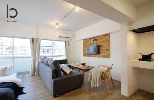 Hiroshima City Centre Apartment | IS bld 201 by b hotel - Spacious Studio Apt for 4ppl Close to Peace Park