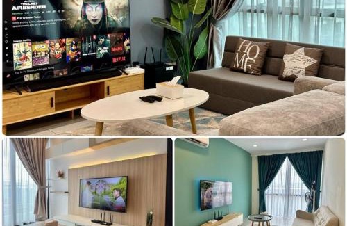 Kuching Apartment | Jk DeLOFTS ComboStay 24Pax 8BedR 7BathR 4Carparks