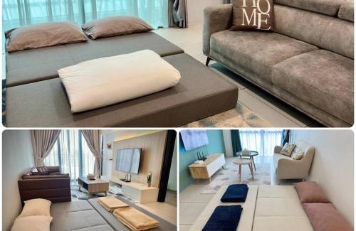 Kuching Apartment | Jk DeLOFTS ComboStay 24Pax 8BedR 7BathR 4Carparks