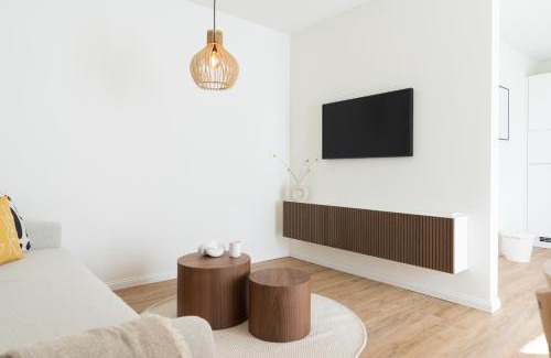 Mildstedt Apartment | Küstenbutze im modernen Scandi-Style mit Garten und Terrasse