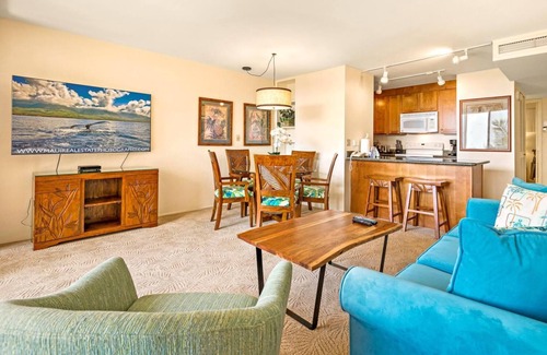 Honokowai Condo | KBM Resorts | FREE CAR | Kaanapali Shores | Ocean view | 2-Bedroom Condo, Steps to Pool & Beach! KS-535