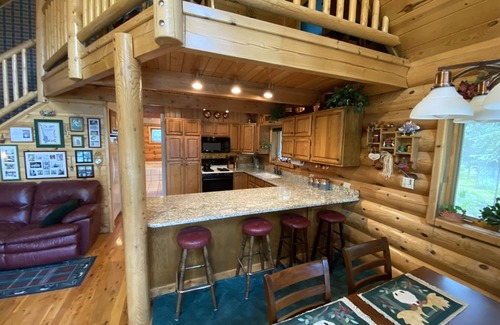 Sterling Cabin | Kenai riverfront log cabin, perfect for fishing, close to town