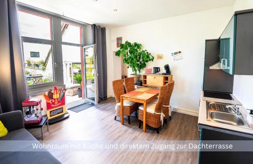 Trittenheim Apartment | Kinofilmwohnung mit großem Dachgarten im Gästehaus Graf-Schmelzer