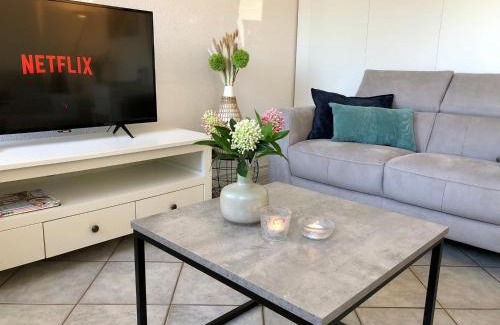 Grundhof Apartment | Krischan - ruhige FeWo mit Garten, nur 5 km zum Strand