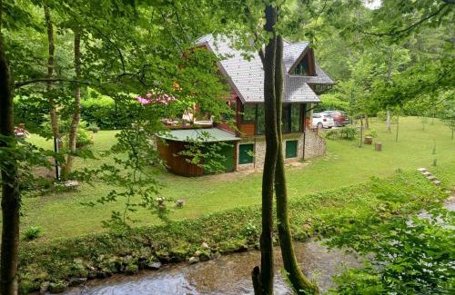 Krasic Villa | Kuća za odmor uz rijeku Slapnica, u Parku prirode Žumberak, finska sauna i jacuzzi