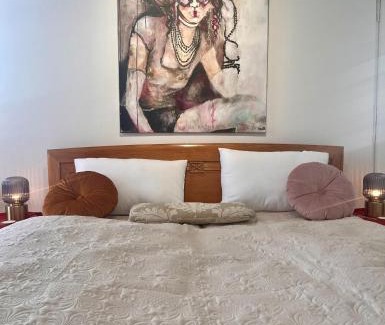 Unterpremstaetten Apartment | KUNST-VILLA Apartments Suite mit Privatpool GrazSüd, Apartment mit Gartenblick ohne Pool