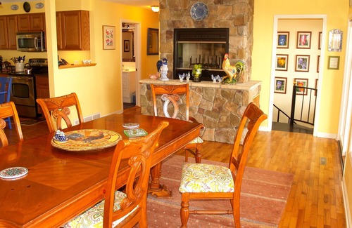 Almo House | KY Lake Arts & Crafts Cedar Shake Home/On-site Boat Rentals with Private Dock