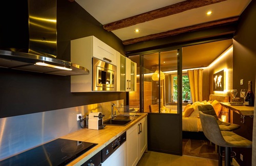 Kaysersberg-Vignoble Apartment | La Suite - Romantic escape with spa and private sauna, Beautiful suite with spa, sauna and parkin