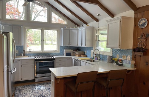 New Milford House | Lake House rental 3 bedrooms boat slip tennis court