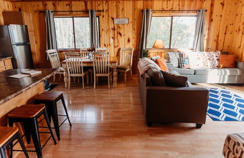 Au Train Cabin | Lake Superior Waterfront Home with Wood Stove Sauna!