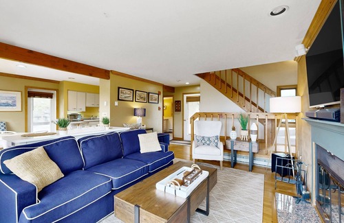 Gilford House | Lake-view townhome with lakefront swimming, pools, tennis/pickleball