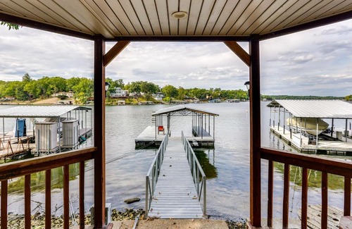 McColley House | Lakefront Home with Private Dock in Sunrise Beach!