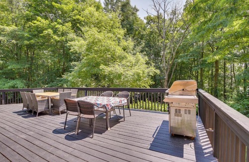 Mahopac House | Lakefront New York Abode with Deck, Grill and Fire Pit