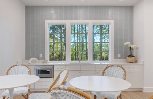 Dune Allen Beach House | "Lakeside Love" Lakefront Private Pool Golf Cart Short Walk to the Beach