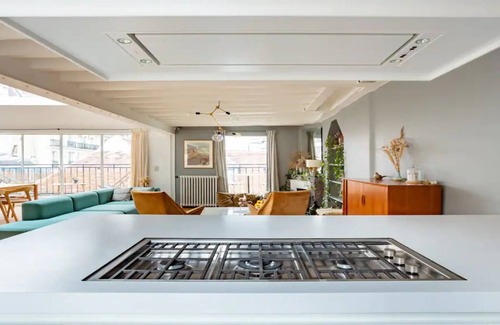 Marais Apartment | Lap of Luxury!Marais180m2 top floor designer loft magnificent 19th cent building