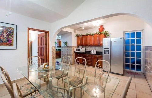 Colonia Andres House | Large 5BR House, One Block To Ocean, Huge Pool