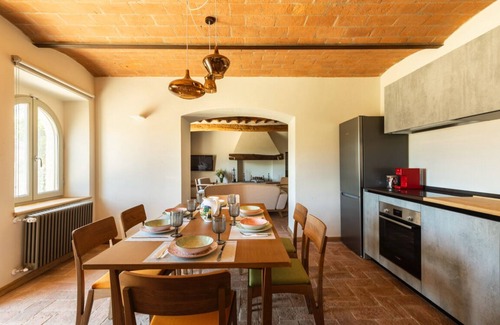 Suvereto Apartment | Late 19th century residence apartment with swimming pool and tennis court