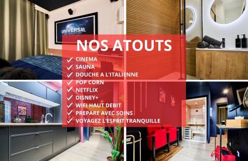 Armentieres Apartment | Le Cinema - Les Demeures d'Adrien