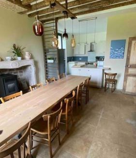 Touillon House | Le Presbytère - Touillon, jacuzzi, 4 chambres pour 10
