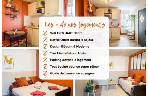 Anzin Apartment | LE SWEET PLACE - NETFLIX I I WIFI I CENTRE - Confort & COSY