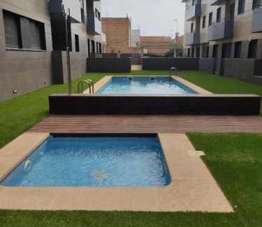 L'Aldea Apartment | Lo piset del Delta: Apartamento con piscina para 4