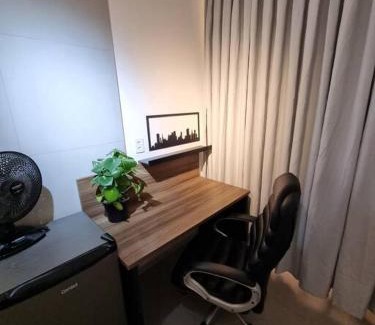 Nacoes Apartment | Loft Confortável com Home office