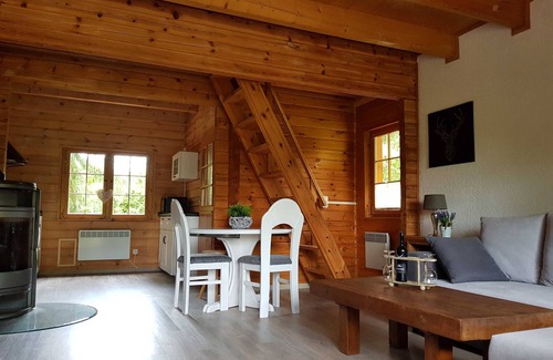 Wustrow Cabin | Log cabin Canow with boat - log cabin Canow