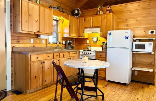 Lake Lure House | Log Cabin Walkable to Lake Lure & Chimney Rock - Blue Skies