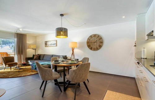 Blausee Apartment | Lovely apartment for 4 guests with WIFI, TV, balcony and panoramic view