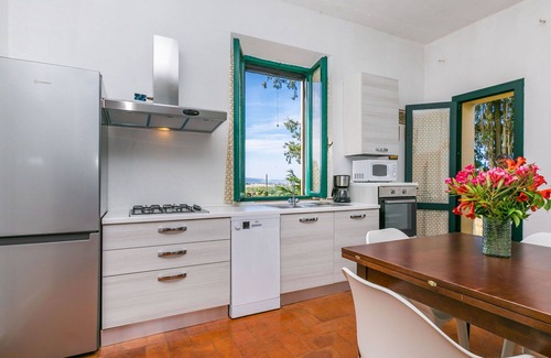 Follonica Villa | Lovely apartment in villa for 12 guests with WIFI, private pool, TV, patio and pets allowed