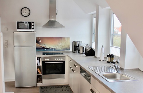 Dranske Apartment | Luv vacation apartment you can experience fantastic sunsets.