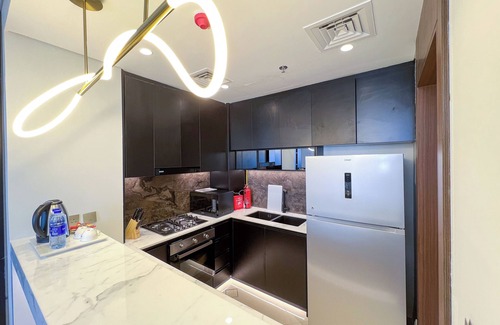 Business Bay Apartment | Luxe Living 3B Full Burj View l King size Bed