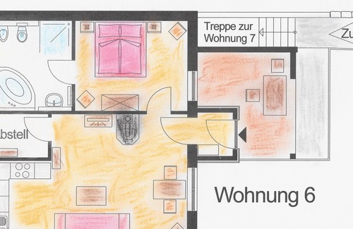 Rhoden Apartment | Luxury apartment with its own whirlpool & fireplace / use of the wellness area incl.