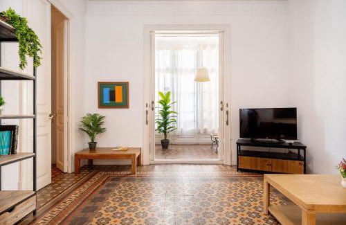 Dreta de l'Eixample Apartment | Luxury Business Apartment Gran Vía - 2 rooms - Romantic Eixample - 8min Passeig Gràcia