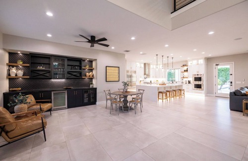 Chandler House | Luxury Outdoor Living: Heated Pool & Spa