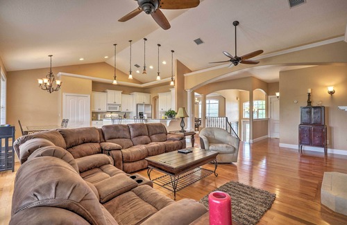 Palm Harbor House | Luxury Palm Coast Home w/Dock & Game Room!