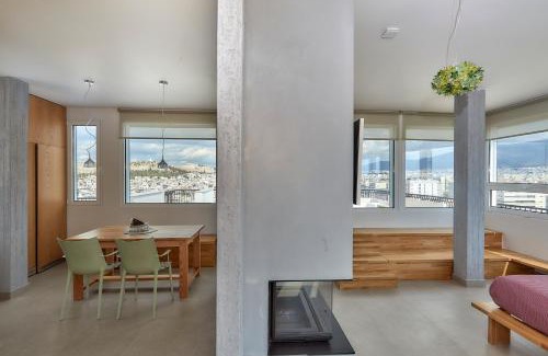 Kallithea Apartment | Luxury Penthouse 360 Acropolis & Sea Views
