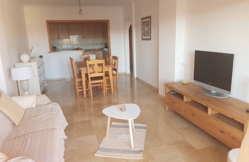 Aduanas Apartment | Luxury pool view residence with gym 500m from the sea