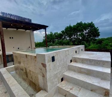 Chemuyil Apartment | Luxury Private penthouse with private pool