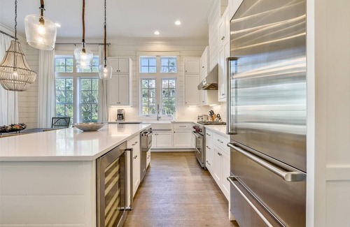 Seacrest House | Luxury Seacrest Beach retreat + carriage house w/private pool & spa | Sleeps 14