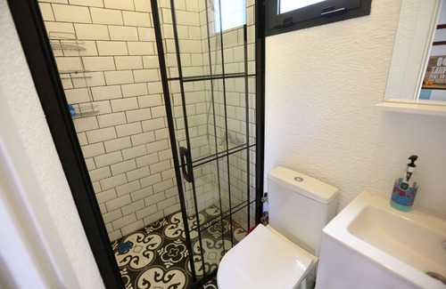 Gumusluk RV Rental | LUXURY TINY HOUSE 50 METERS TO SEA & GARDEN-BAR-RESTAURANT