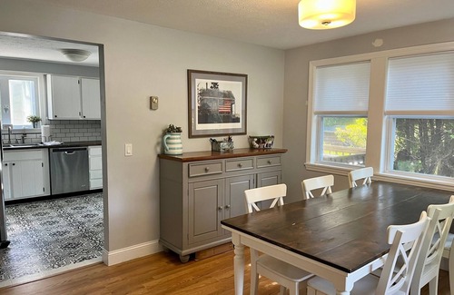 Narragansett House | Marvelous 4-bedroom, 2-bath home with AC and private backyard close to the beach